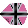Misaladejuegos Plumas Mission Darts No6 Std Alliance-X Union Jack Negro Rosa F3124 - Imagen 3