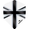 Misaladejuegos Plumas Mission Darts No6 Std Alliance-X Union Jack Negro Blanco F3125