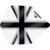 Misaladejuegos Plumas Mission Darts No6 Std Alliance-X Union Jack Negro Blanco F3125 - Imagen 3
