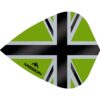 Misaladejuegos Plumas Mission Darts Kite Alliance-X Union Jack Negro Verde F3114 - Imagen 2