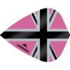 Misaladejuegos Plumas Mission Darts Kite Alliance-X Union Jack Negro Rosa F3117 - Imagen 3