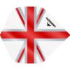 Misaladejuegos Plumas Mission Darts No2 Std Alliance Union Jack White Red F3127 - Imagen 3