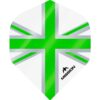 Misaladejuegos Plumas Mission Darts No2 Std Alliance Union Jack White Verde F3128