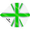 Misaladejuegos Plumas Mission Darts No2 Std Alliance Union Jack White Verde F3128 - Imagen 3