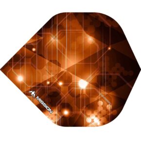 Misaladejuegos Plumas Mission Darts No2 Std Astral Naranja F2864 - Imagen 2