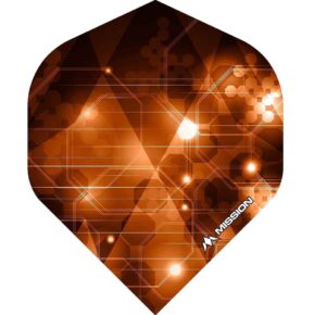 Misaladejuegos Plumas Mission Darts No2 Std Astral Naranja F2864