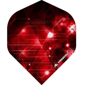 Misaladejuegos Plumas Mission Darts No2 Std Astral Roja F2858