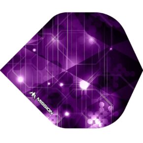 Misaladejuegos Plumas Mission Darts No2 Std Astral Morado F2863 - Imagen 2