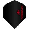 Misaladejuegos Plumas Mission Darts No2 Std Logo Rojo F2504