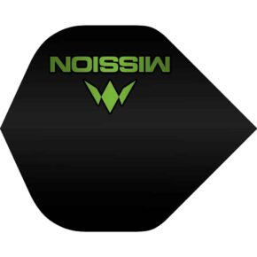 Misaladejuegos Plumas Mission Darts No2 Std Logo Verde F2505 - Imagen 2