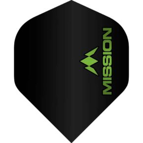 Misaladejuegos Plumas Mission Darts No2 Std Logo Verde F2505