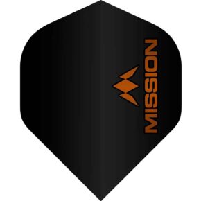 Misaladejuegos Plumas Mission Darts No2 Std Logo Naranja F2508