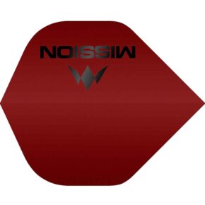 Misaladejuegos Plumas Mission Darts No2 Std Logo Rojo Mate F1950 - Imagen 2