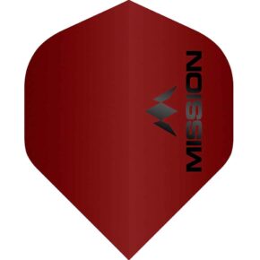 Misaladejuegos Plumas Mission Darts No2 Std Logo Rojo Mate F1950