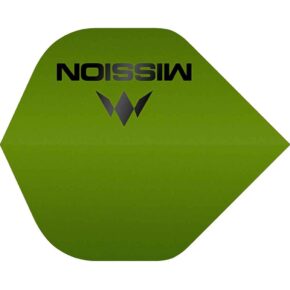 Misaladejuegos Plumas Mission Darts No2 Std Logo Verde Mate F1954 - Imagen 2
