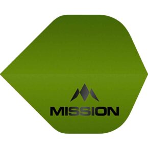 Misaladejuegos Plumas Mission Darts No2 Std Logo Verde Mate F1954 - Imagen 3