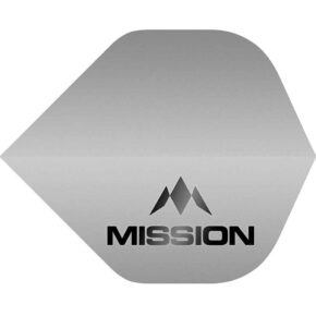 Misaladejuegos Plumas Mission Darts No2 Std Logo Plata Mate F1955 - Imagen 3