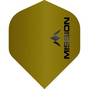 Misaladejuegos Plumas Mission Darts No2 Std Logo Oro Mate F1958