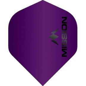 Misaladejuegos Plumas Mission Darts No2 Std Logo Morado Mate F1962