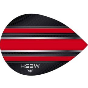 Misaladejuegos Plumas Mission Darts Ovalada Mesh Rojo F2006 - Imagen 2
