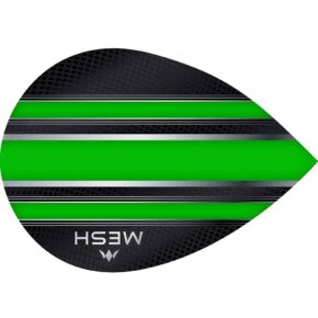 Misaladejuegos Plumas Mission Darts Ovalada Mesh Verde F2022 - Imagen 2