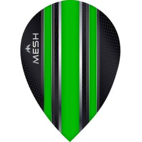 Misaladejuegos Plumas Mission Darts Ovalada Mesh Verde F2022