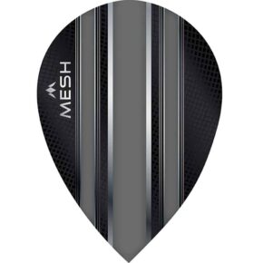 Misaladejuegos Plumas Mission Darts Ovalada Mesh Gris F2025