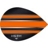 Misaladejuegos Plumas Mission Darts Ovalada Mesh Naranja F2067 - Imagen 2