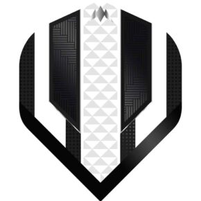 Misaladejuegos Plumas Mission Darts Plumas No2 Std Temple Negro Blanco F3356