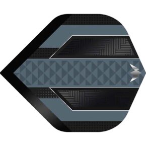 Misaladejuegos Plumas Mission Darts Plumas No2 Std Temple Negro Gris F3358 - Imagen 2