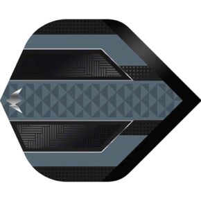 Misaladejuegos Plumas Mission Darts Plumas No2 Std Temple Negro Gris F3358 - Imagen 3