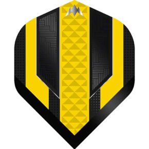 Misaladejuegos Plumas Mission Darts Plumas No2 Std Temple Negro Amarillo F3359