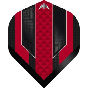 Misaladejuegos Plumas Mission Darts Plumas No2 Std Temple Negro Rojo F3361