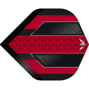 Misaladejuegos Plumas Mission Darts Plumas No2 Std Temple Negro Rojo F3361 - Imagen 3