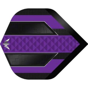 Misaladejuegos Plumas Mission Darts Plumas No2 Std Temple Negro Morado F3362 - Imagen 3