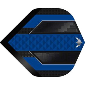 Misaladejuegos Plumas Mission Darts Plumas No2 Std Temple Negro Azul F3363 - Imagen 2