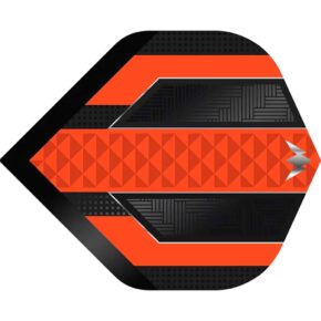 Misaladejuegos Plumas Mission Darts Plumas No2 Std Temple Negro Naranja F3365 - Imagen 2