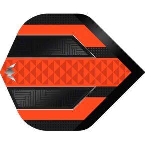 Misaladejuegos Plumas Mission Darts Plumas No2 Std Temple Negro Naranja F3365 - Imagen 3