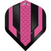 Misaladejuegos Plumas Mission Darts Plumas No2 Std Temple Negro Rosa F3364