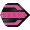 Misaladejuegos Plumas Mission Darts Plumas No2 Std Temple Negro Rosa F3364 - Imagen 2