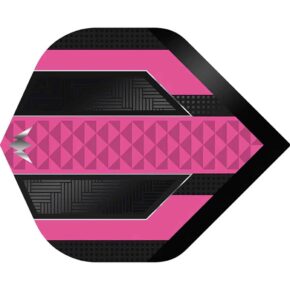 Misaladejuegos Plumas Mission Darts Plumas No2 Std Temple Negro Rosa F3364 - Imagen 2