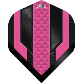 Misaladejuegos Plumas Mission Darts Plumas No2 Std Temple Negro Rosa F3364