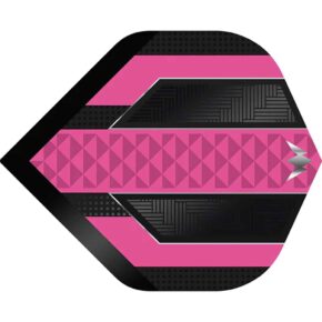 Misaladejuegos Plumas Mission Darts Plumas No2 Std Temple Negro Rosa F3364 - Imagen 3