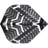Misaladejuegos Plumas Mission Darts Plumas No2 Std Vex Negro Blanco F33454 - Imagen 2