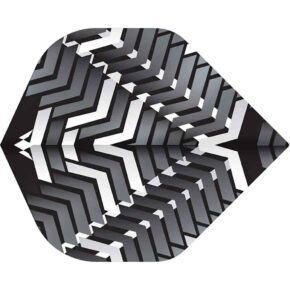 Misaladejuegos Plumas Mission Darts Plumas No2 Std Vex Negro Blanco F33454 - Imagen 2