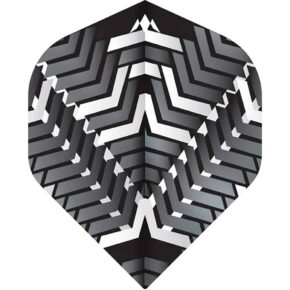 Misaladejuegos Plumas Mission Darts Plumas No2 Std Vex Negro Blanco F33454