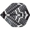 Misaladejuegos Plumas Mission Darts Plumas No2 Std Vex Negro Blanco F33454 - Imagen 3