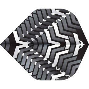 Misaladejuegos Plumas Mission Darts Plumas No2 Std Vex Negro Blanco F33454 - Imagen 3