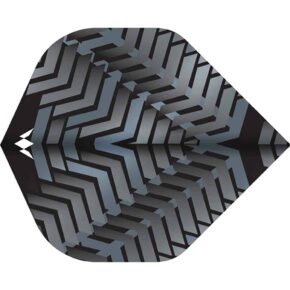 Misaladejuegos Plumas Mission Darts Plumas No2 Std Vex Negro Gris F3347 - Imagen 2
