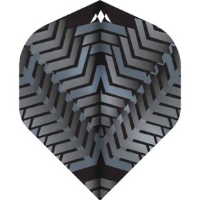 Misaladejuegos Plumas Mission Darts Plumas No2 Std Vex Negro Gris F3347